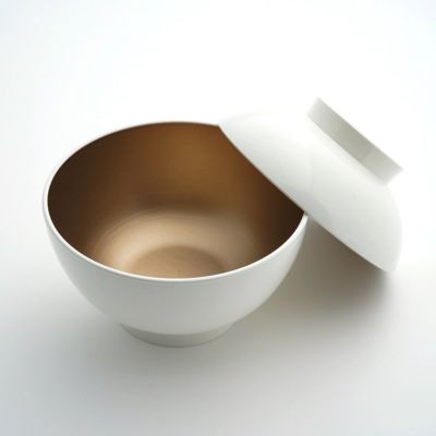 SHIRONERI 雑煮椀 シャンパンゴールド〈1個〉 越前塗