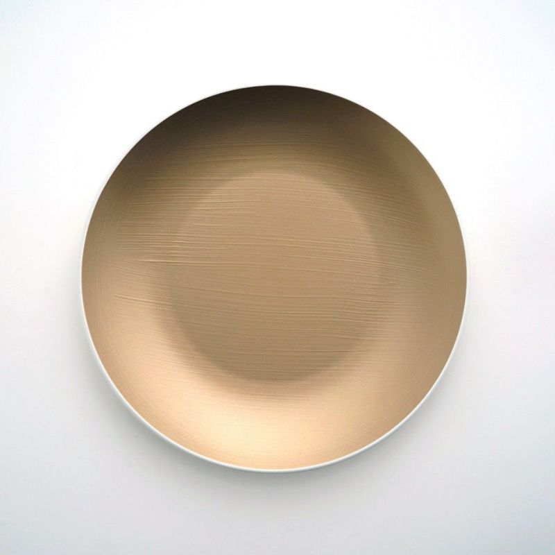 シリーズ以外・その他 SHIRONERI プレート シャンパンゴールド〈1枚