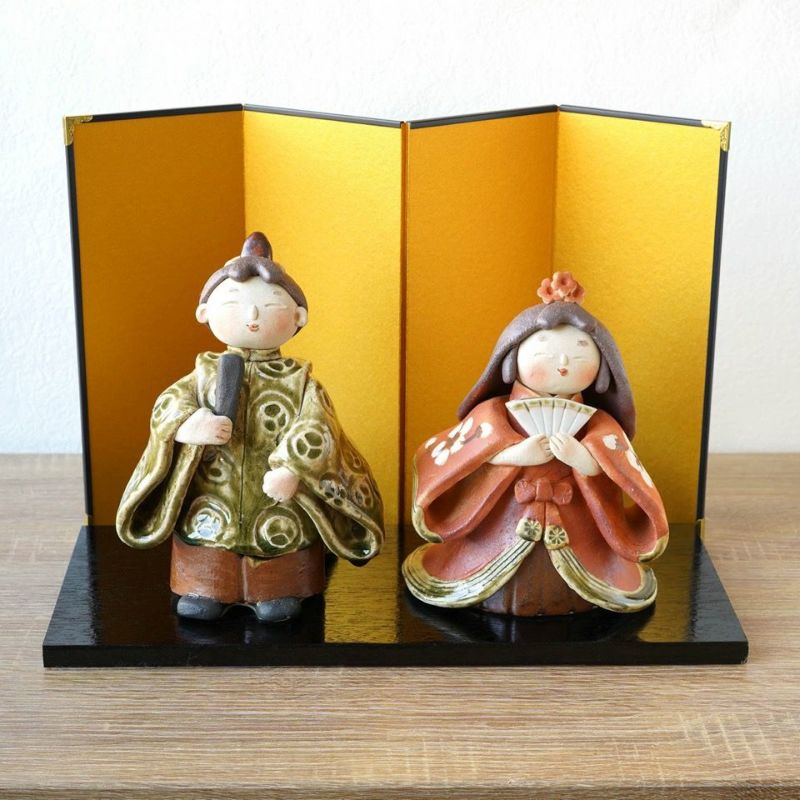 わらべ人形 陶器製 7体セット 五月人形 戦国武将兜 7体セット