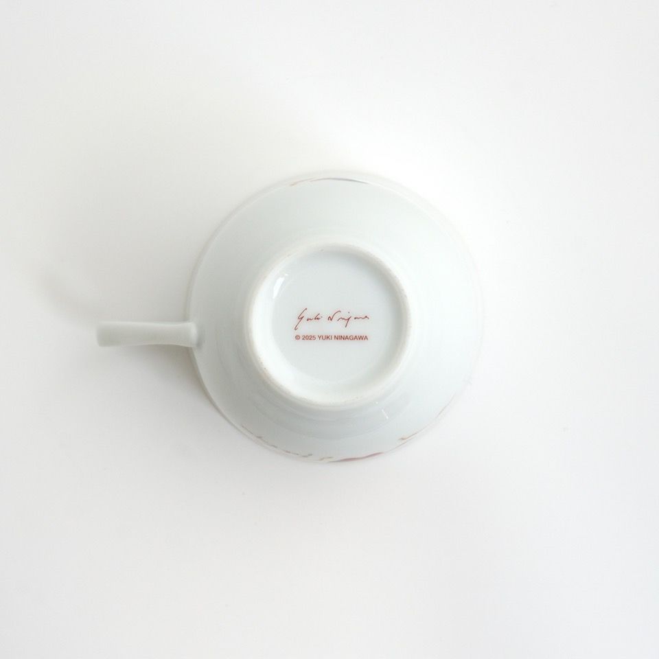 蜷川有紀×たち吉 蜷川有紀 カオスの薔薇 Pair Coffee set〈2組〉 |皿や