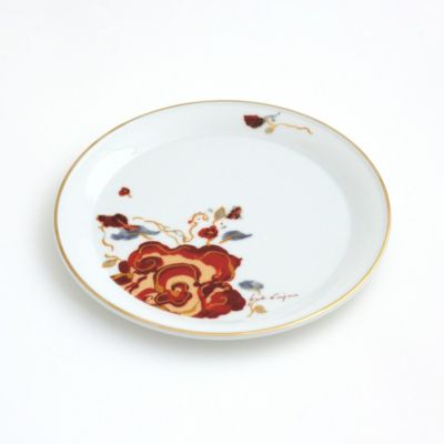 KANADE | 奏 【COCHI】KANADE RIMPLATE / SUMI（黒釉）〈1枚