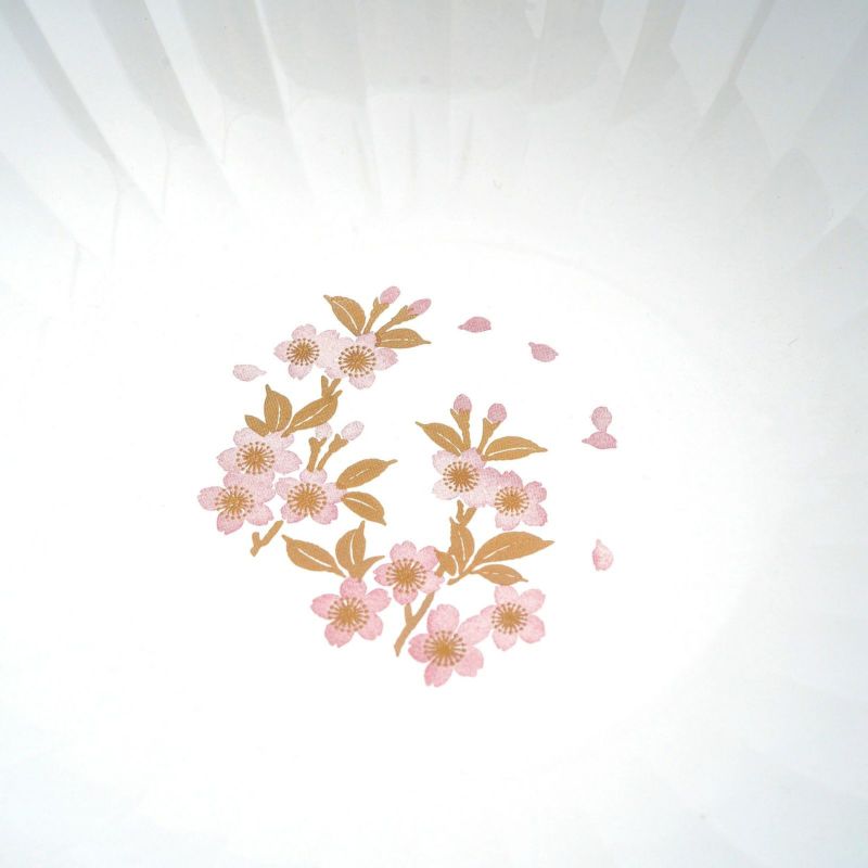 さくら漆器 【山中塗】さくら7.0 フラワー盛鉢（白）〈1個〉 |皿や鉢