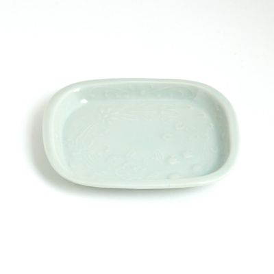 稲村真耶 白磁花形州浜皿 ｜ 暮らしのうつわ花田 和食器 通販
