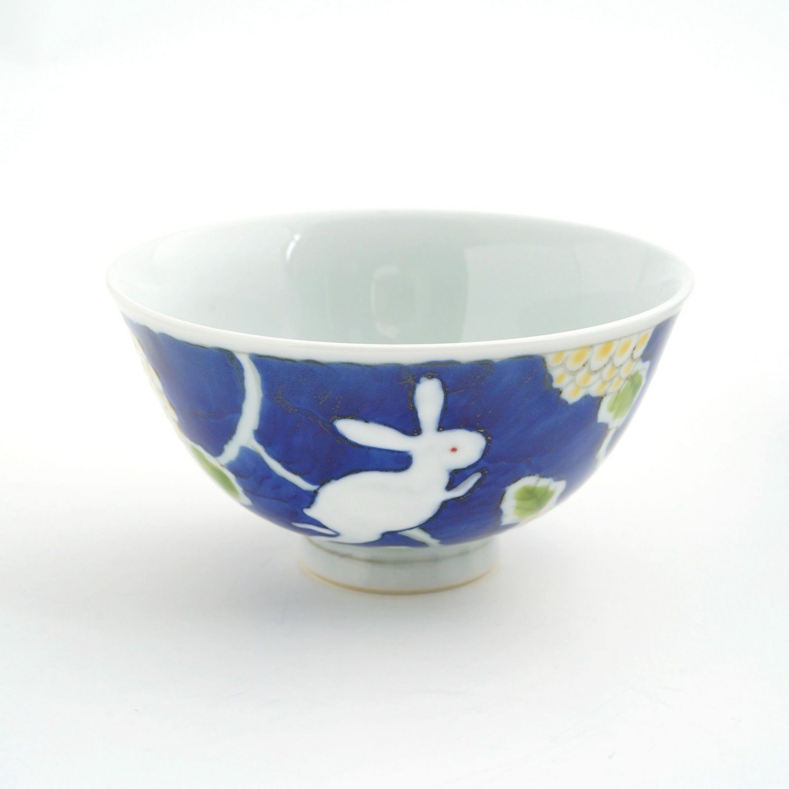 有田焼・伊万里焼（佐賀県） 【有田焼】伊万里濃花兎 飯碗（小）〈1個