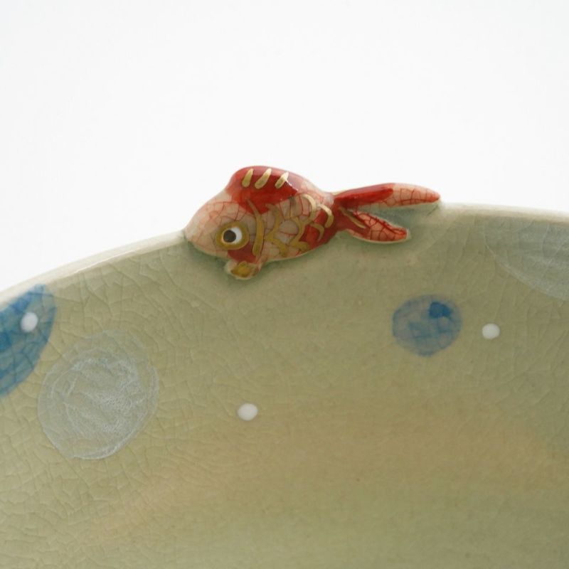 清水焼　京焼　鉄絵　染付　金魚　茶碗　アンティーク　オブジェ 京焼 清水焼 夏茶碗 金魚 : 松韻堂 Yahoo!店 - 通販 - Yahoo