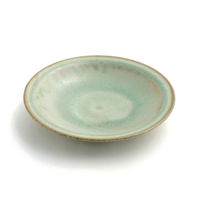 【市野耕】彩色灰釉 6寸リム皿〈1枚〉