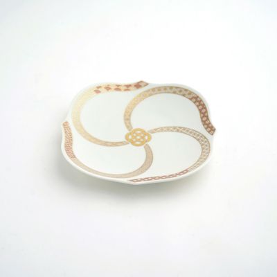 九谷焼 伝統柄 【九谷焼】9号盛皿・白粒鉄仙〈1枚〉 |皿や鉢など和食器