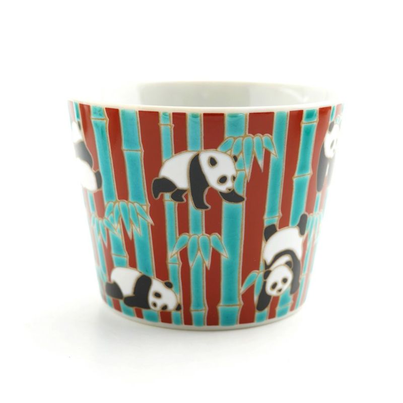 九谷焼（石川県） 【九谷焼】パンダ カップ〈1個〉 |皿や鉢など和食器