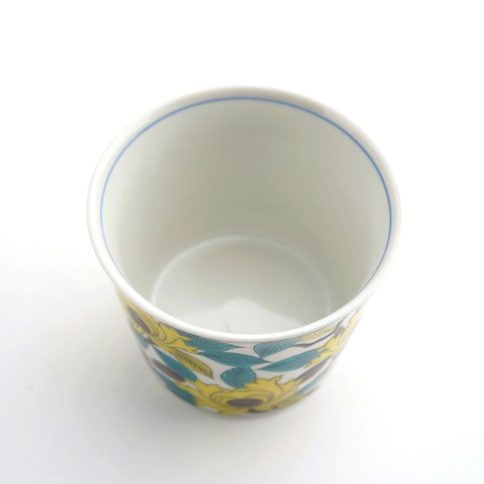 九谷焼（石川県） 【九谷焼】古九谷色絵牡丹文 猪口〈1個〉 |皿や鉢