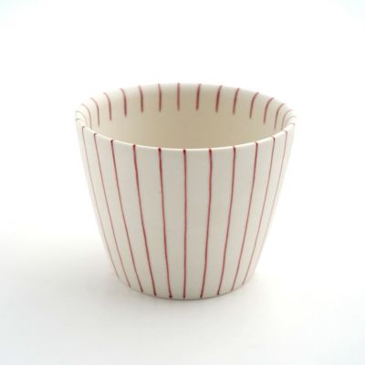 【砥部焼 すこし屋】朱十草 そばちょこ〈1個〉