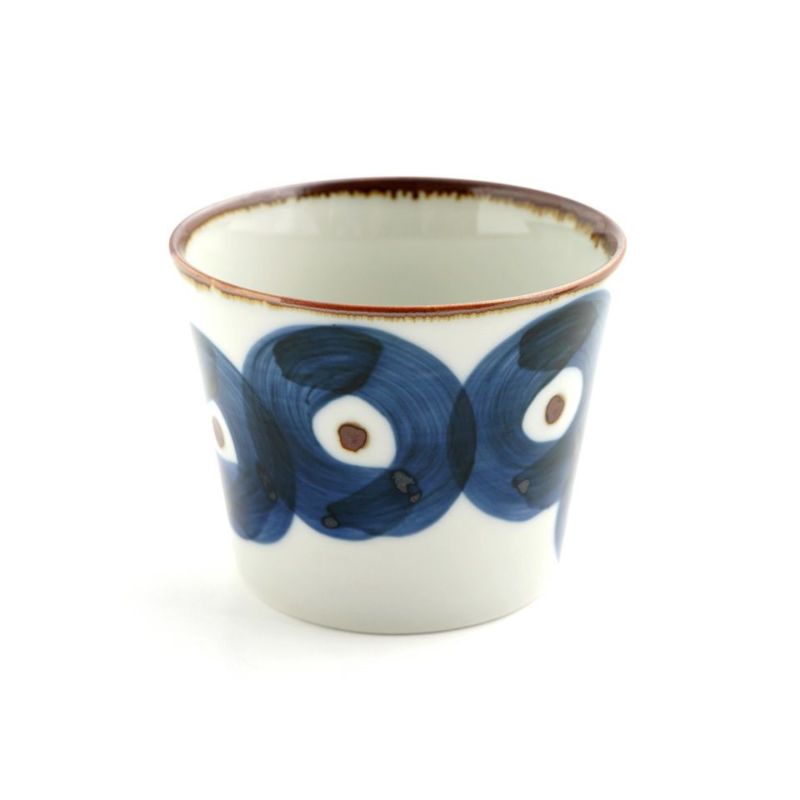 波佐見焼・三川内焼（長崎県） 【波佐見焼】錆染丸紋 そば猪口〈1個