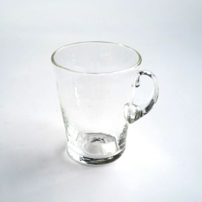 【とりもと硝子店】Hot Cup 平 透 テーパー（耐熱ガラス）〈1個〉