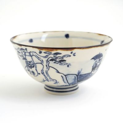 【Shima.】猫山水ご飯茶碗C〈1個〉