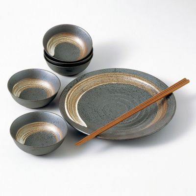 【おまとめSALE】東山 取り鉢揃（箸付）〈大1個・小5個〉
