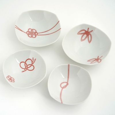 赤絵　鉢 Amazon.co.jp: 山下工芸 (Yamasita craft) 赤絵二色渦8.0鉢 34-5