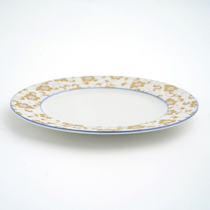 九谷焼 伝統柄 【九谷焼】6.5号皿揃・白粒鉄仙〈5枚〉 |皿や鉢など和