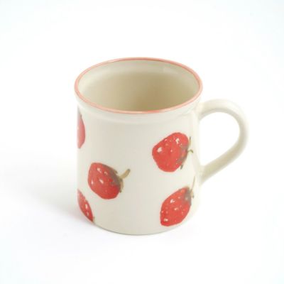 フルーツ柄のうつわ 【萬古焼】いちご グラタン〈1個〉 |皿や鉢など和