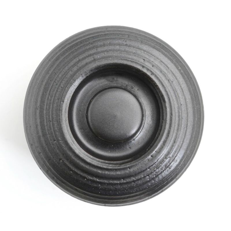 萬古焼（三重県） 【萬古焼】黒釉 2合半おひつ器〈1個〉 |皿や鉢など和