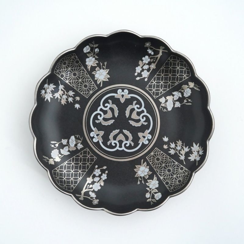 波佐見焼・三川内焼（長崎県） 【波佐見焼】SAI ペア銘々皿セット 黒