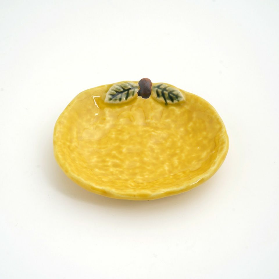 瀬戸焼（愛知県） 【瀬戸焼】ゆず型 小皿〈1枚〉 |皿や鉢など和食器の