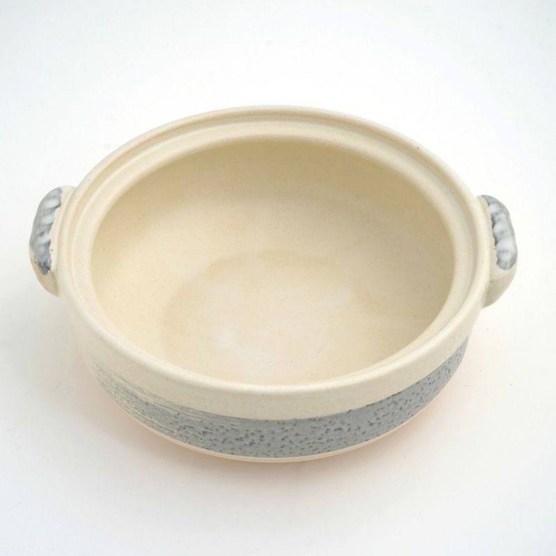 萬古焼（三重県） 【萬古焼】白雪雀 8号（直火のみ）〈1個〉 |皿や鉢