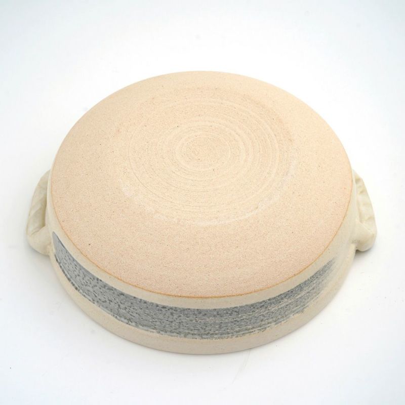 萬古焼（三重県） 【萬古焼】白雪雀 9号（直火のみ）〈1個〉 |皿や鉢