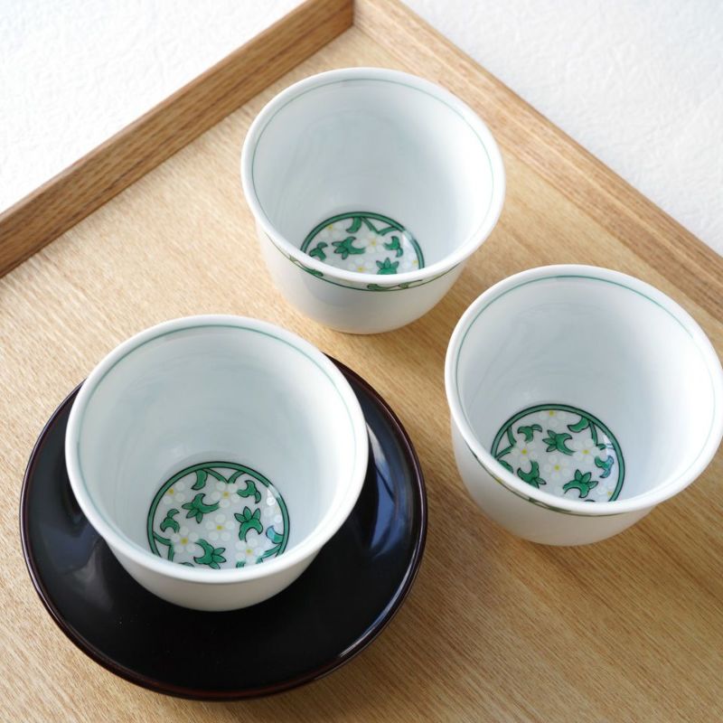 シリーズ以外・その他 【SALE】花どき 煎茶揃〈5個〉 美濃焼 *bf |皿や