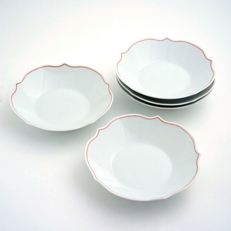 シリーズ以外・その他 【SALE】稜花 煮物皿揃〈5枚〉 美濃焼 *bf |皿や