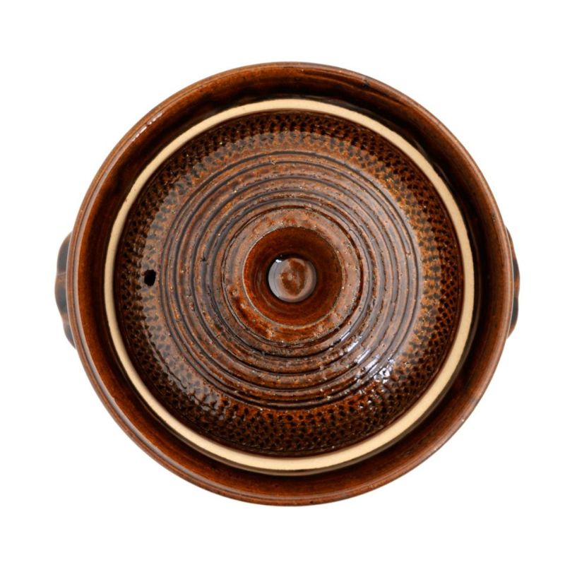 シリーズ以外・その他 伊賀飛びカンナ ごはん鍋（飴釉）〈1個〉 伊賀焼