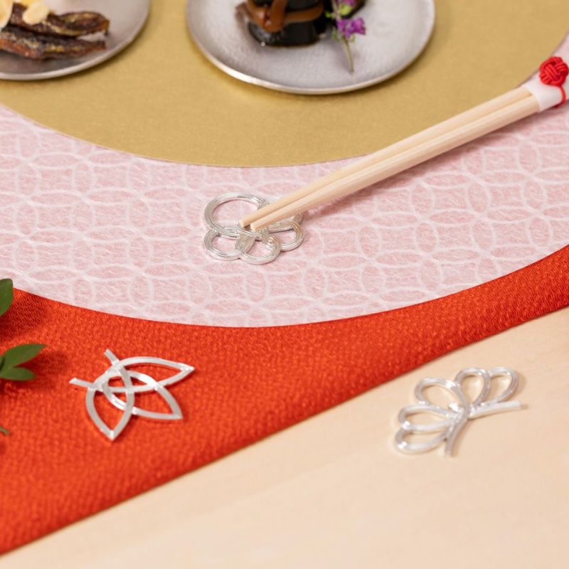 能作 【能作】箸置き松竹梅3ヶセット〈3個〉 |皿や鉢など和食器の通販