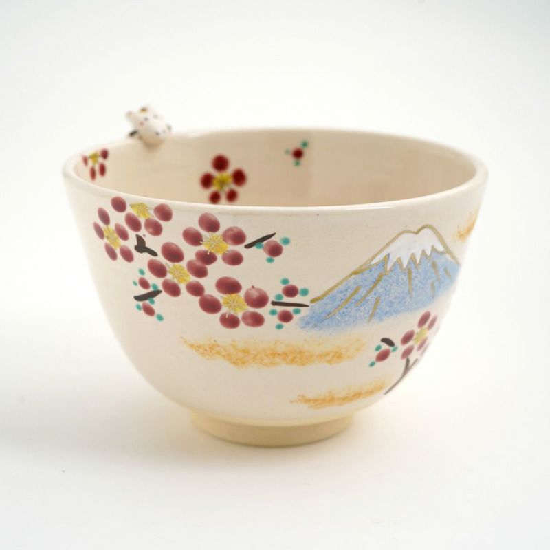 京焼・清水焼（京都府） 【京焼・清水焼】富士山と馬 抹茶碗〈1個