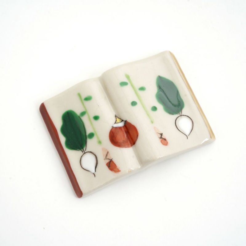 京焼・清水焼（京都府） 【京焼・清水焼】野菜宝文 本形箸置〈5個