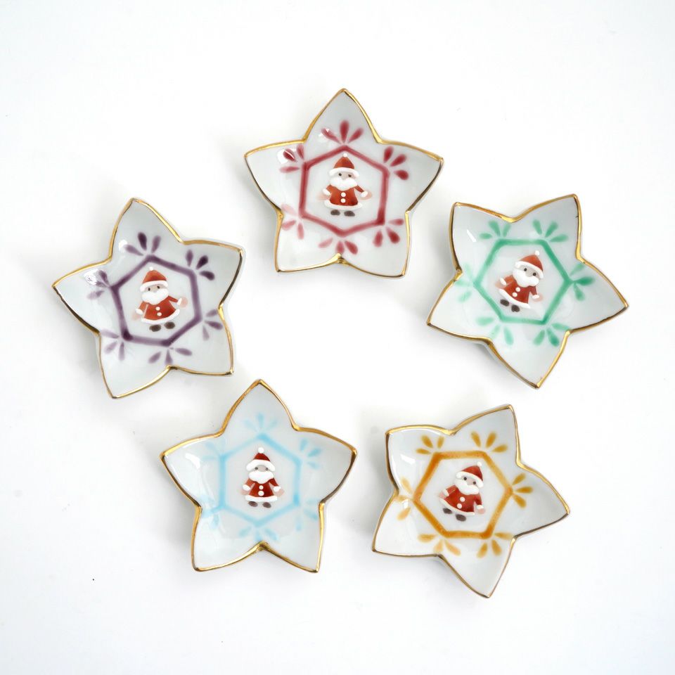 京焼・清水焼 箸置き 【京焼・清水焼】ピンク桜 花びら形箸置〈5個