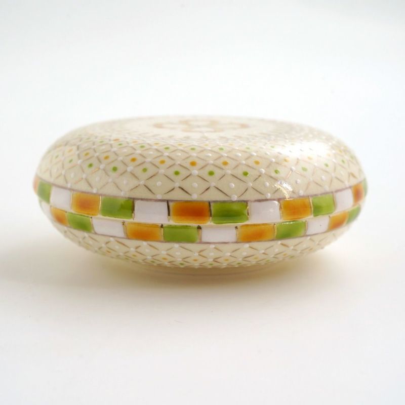 松村かなこ（まつむらかなこ） 【松村かなこ】京金彩蓋物（大）1〈1個