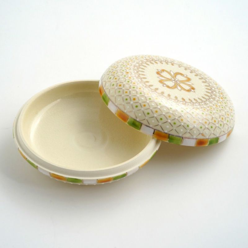 松村かなこ（まつむらかなこ） 【松村かなこ】京金彩蓋物（大）1〈1個