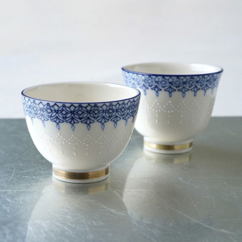 松村かなこ（まつむらかなこ） 【松村かなこ】染付とドット2〈1個