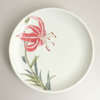 元女貴之（がんにょたかゆき） 【元女貴之】鬼百合7寸皿A〈1枚〉 |皿