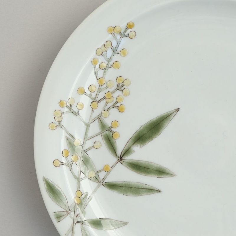 元女貴之（がんにょたかゆき） 【元女貴之】南天6寸皿〈1枚〉 |皿や鉢