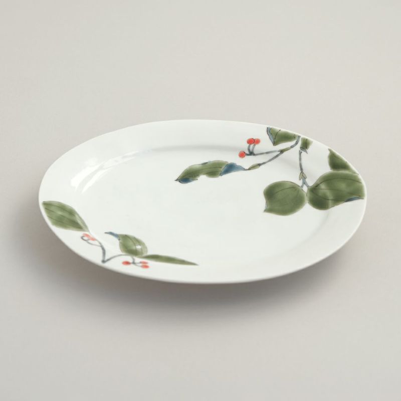 元女貴之（がんにょたかゆき） 【元女貴之】山帰来オーバル皿〈1枚