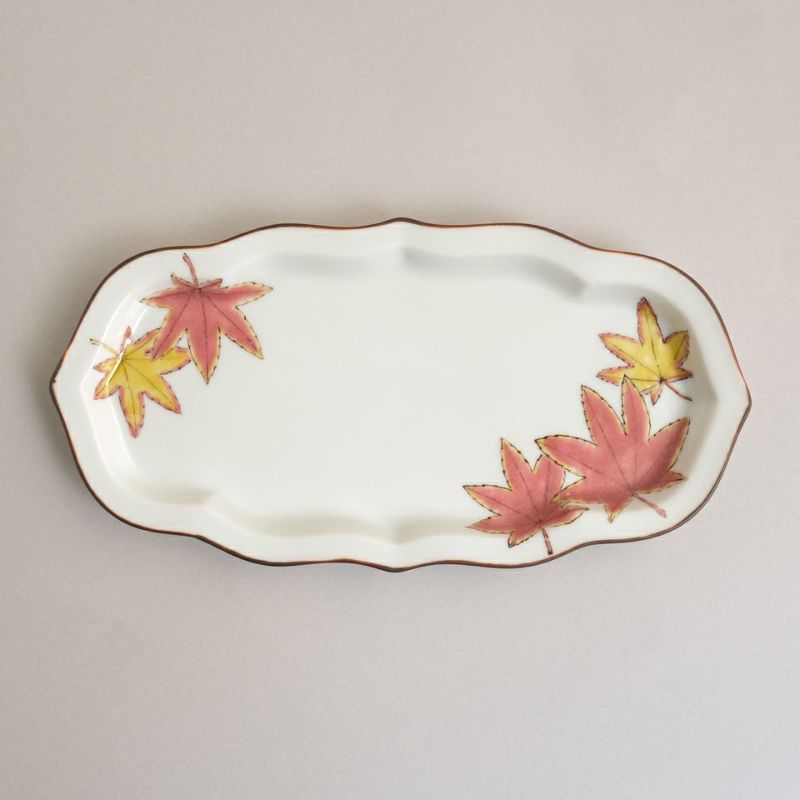 元女貴之（がんにょたかゆき） 【元女貴之】紅葉つきだし皿A〈1枚