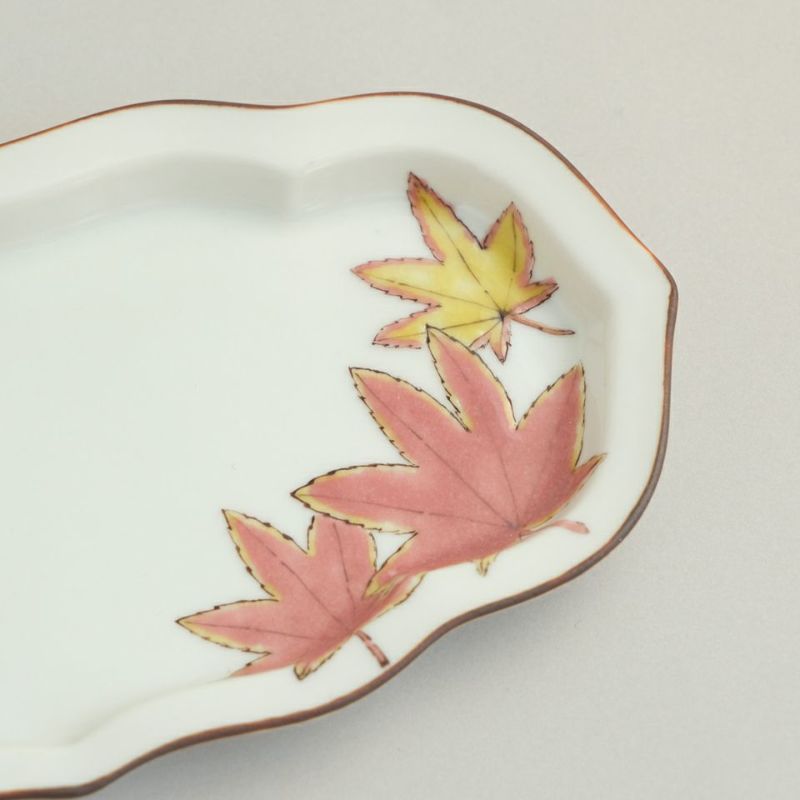 元女貴之（がんにょたかゆき） 【元女貴之】紅葉つきだし皿A〈1枚