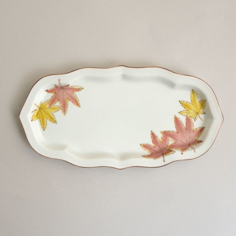 元女貴之（がんにょたかゆき） 【元女貴之】紅葉つきだし皿B〈1枚