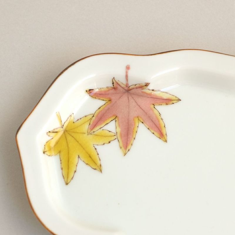 元女貴之（がんにょたかゆき） 【元女貴之】紅葉つきだし皿B〈1枚