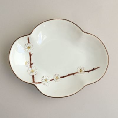 元女貴之（がんにょたかゆき） 【元女貴之】梅7寸モッコ皿B〈1枚