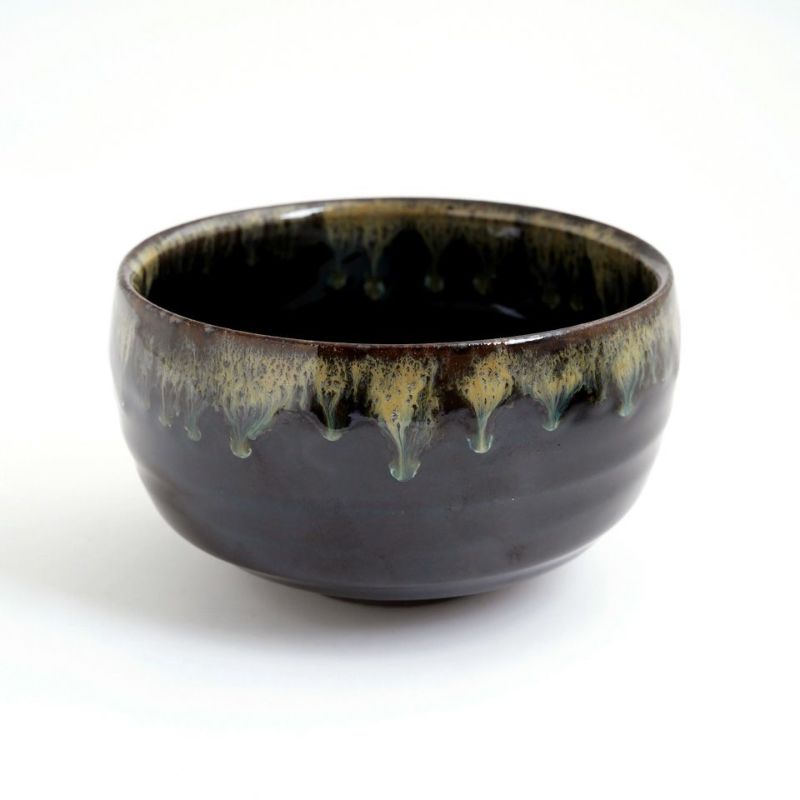 波佐見焼・三川内焼（長崎県） 【波佐見焼】唐津風黒飴渕ワラ灰釉