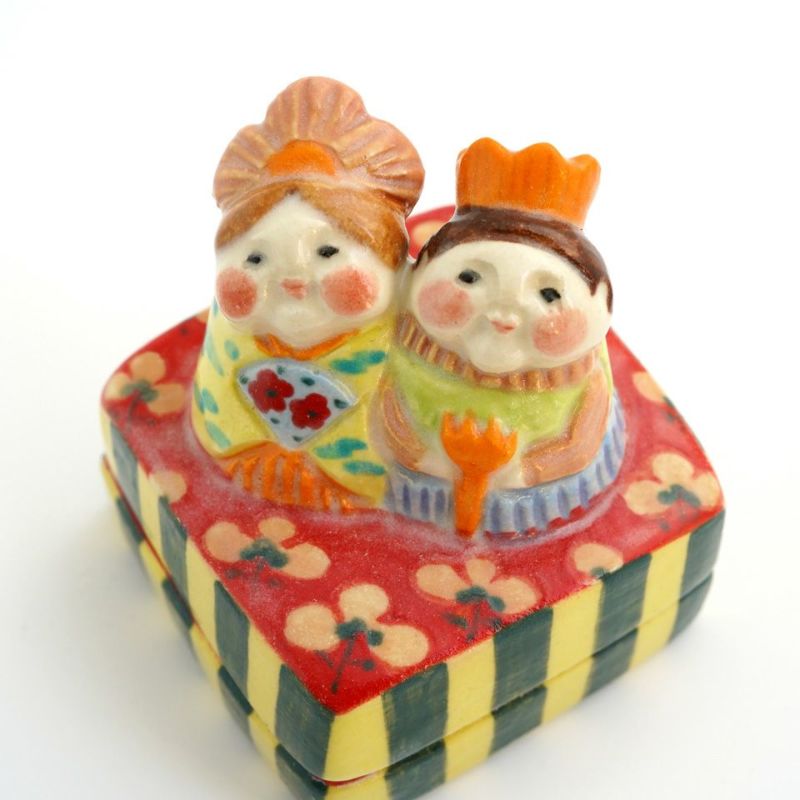 藤田美智（ふじたみさと） 【藤田美智】おひなさま（洋）小箱C〈1個