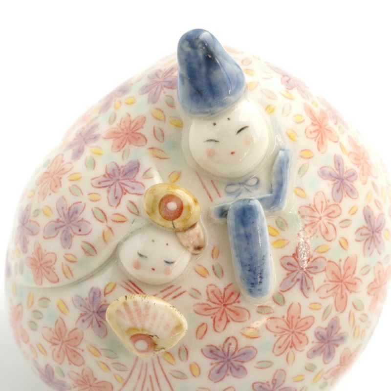 丹下郁（たんげいく） 【丹下郁】よりそい雛（花盛り）〈1個〉 |皿や鉢