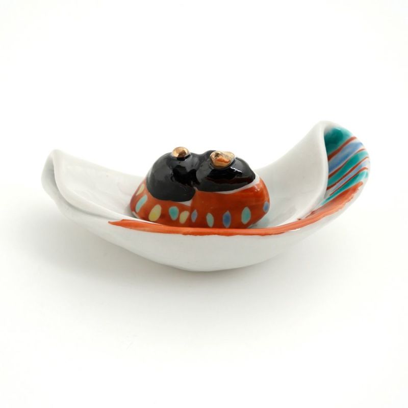 多田利子（ただとしこ） 【多田利子】豆陶雛 D（陶雛・受皿）〈1組〉 1