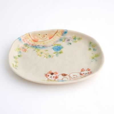 猫の皿や鉢がかわいい食器 内藤加奈子（ないとうかなこ）の作家作品