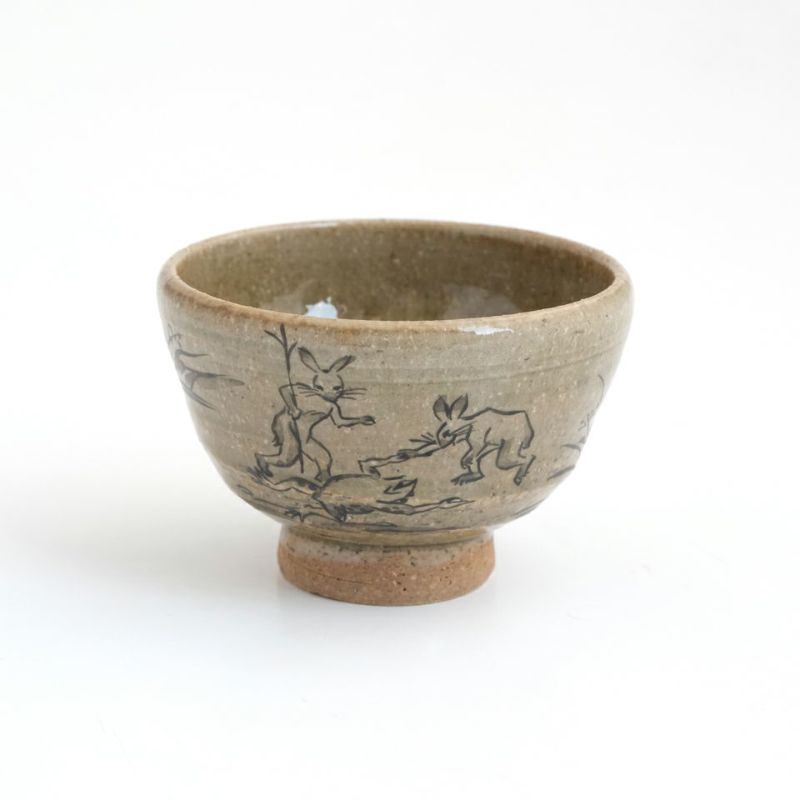 登り窯作品 【山岡善高】ぐい呑 鳥獣戯画〈1個〉 |皿や鉢など和食器の